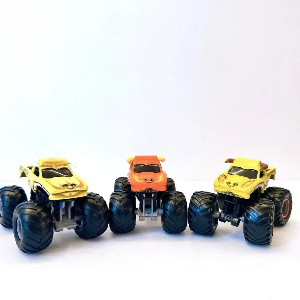 Hot Wheels Monster Jam Die-Cast Truck El Toro Loco 1:64‎ Scale Lot Of 3 Car Toys